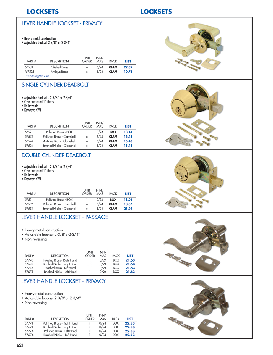 Hardware - DACO Worldwide Catalog